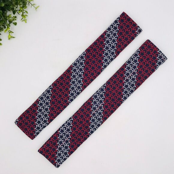 Set of 2 Refrigerator Handle Covers, Reversible, Patriotic Stars 14x5 - Picture 1 of 4